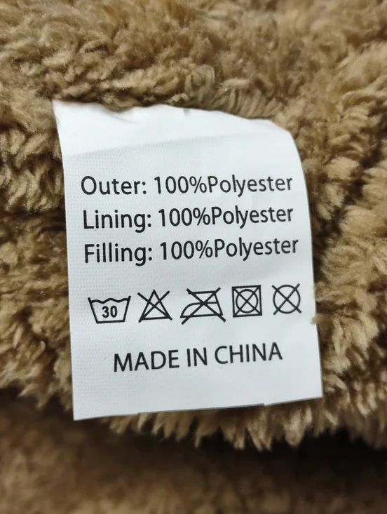 Mad Hero Gray Quilted Jacket Mens Sz XL Corduroy Collar Fleece Lined Button NWT - Picture 9 of 9